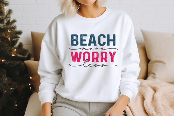 Beach More, Worry Less SVG