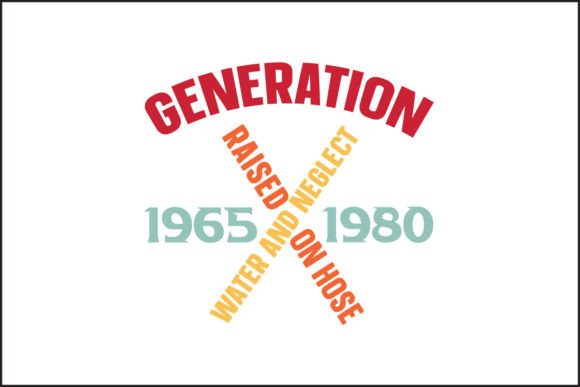 Generation X Shirt, Gen X Svg, Gen X Png