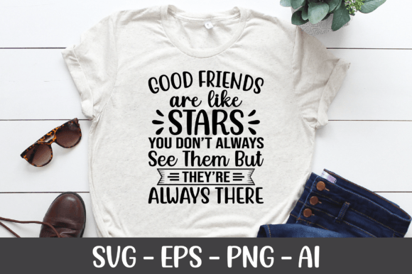 Good Friends Are Like Stars SVG