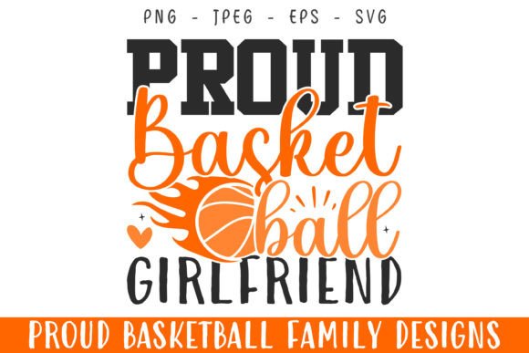 Proud Basketball Player Girlfriend SVG