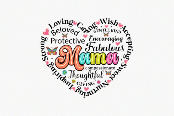 Retro Madre PNG-svg, She is Mom Png-svg