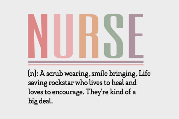 Retro Nurse SVG Design