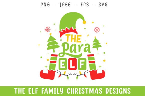 The Para Elf Merry Christmas Designs Svg